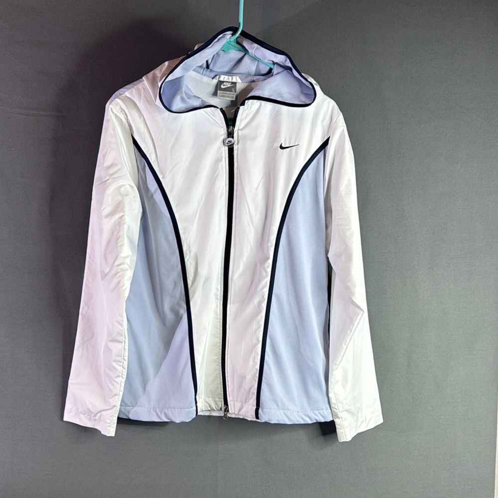 Nike Women's‎ White and Black Jacket Large